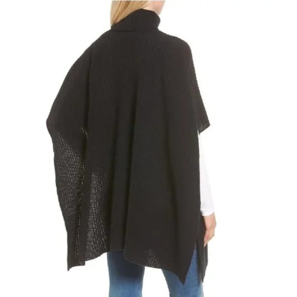 HALOGEN Cashmere Turtleneck Poncho - Picture 5 of 5